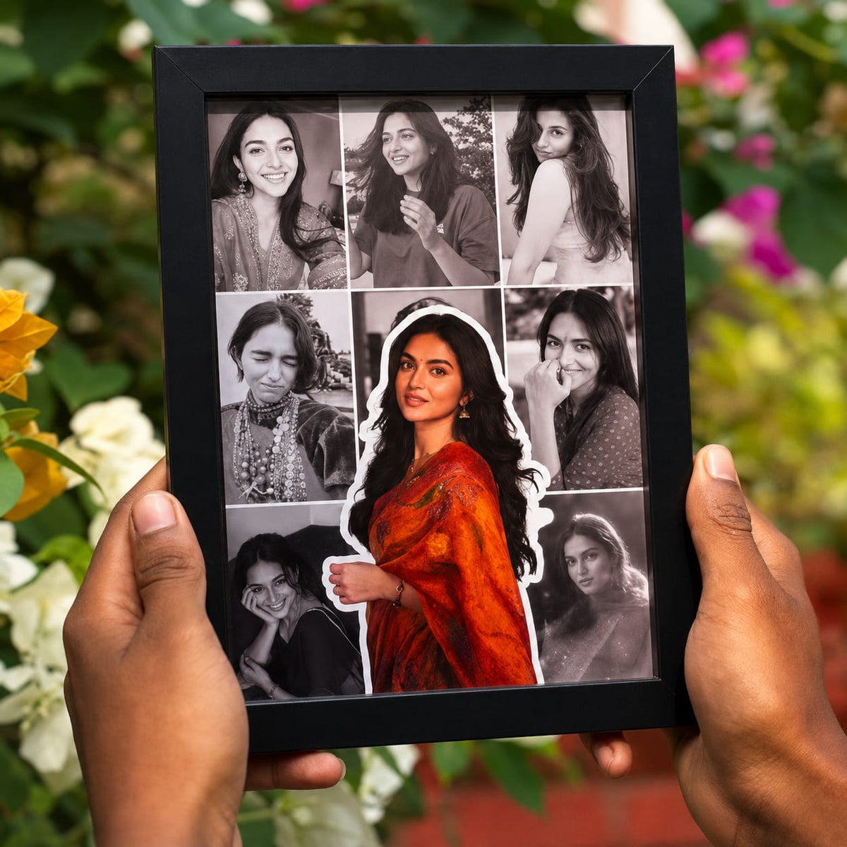 Customize Photo Frame 🌺